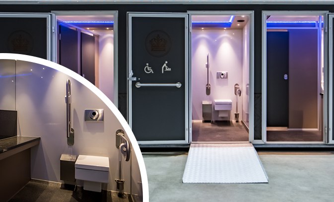 luxe toiletwagens te huur